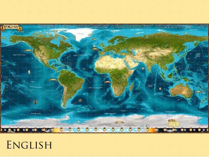 World Artistic Map