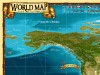 World Map Artistic (english)