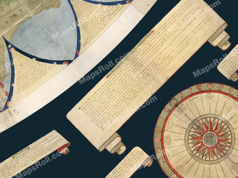 World Map 1587 urbano monte