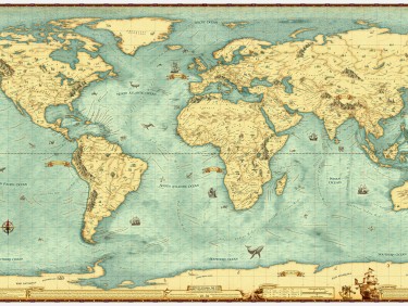 World Map 2009 English - Digital