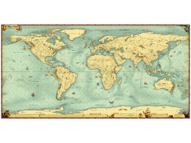 World Map 2009 English - Digital