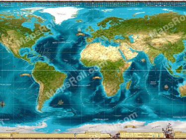 World Map 2013 Arabic or English
