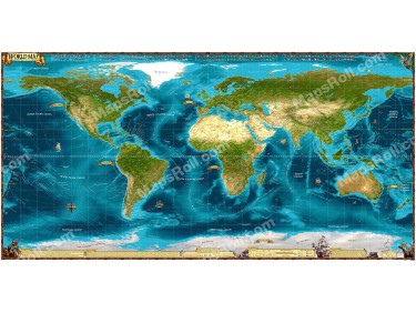 World Map 2013 Arabic or English