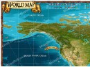 World Map 2013 Arabic or English