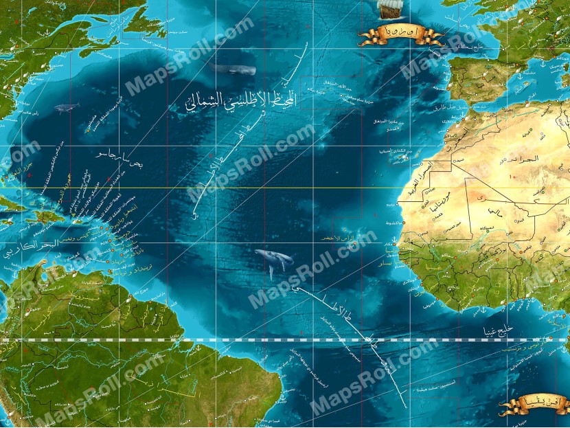 World Map 2013 Arabic or English