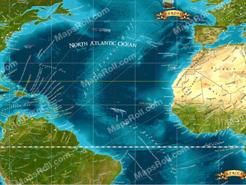 World Map 2013 Arabic or English