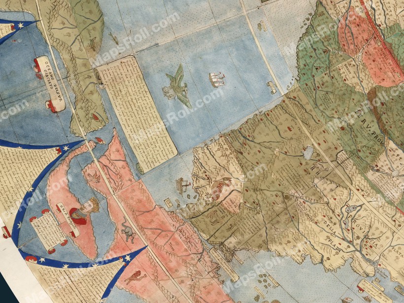 World Map 1587 urbano monte
