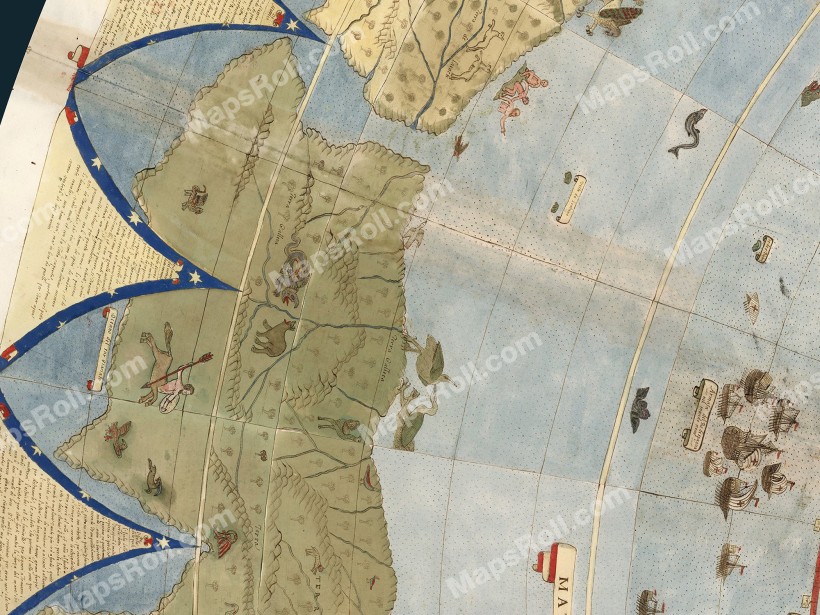 World Map 1587 urbano monte