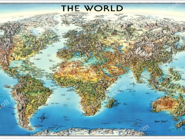 The World Map 2009 Unique Media