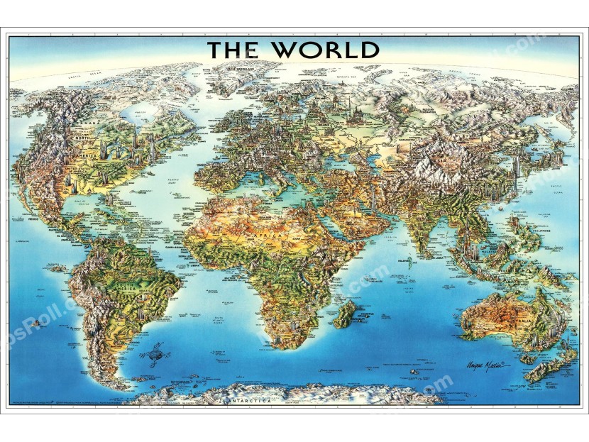 The World Map 2009 Unique Media