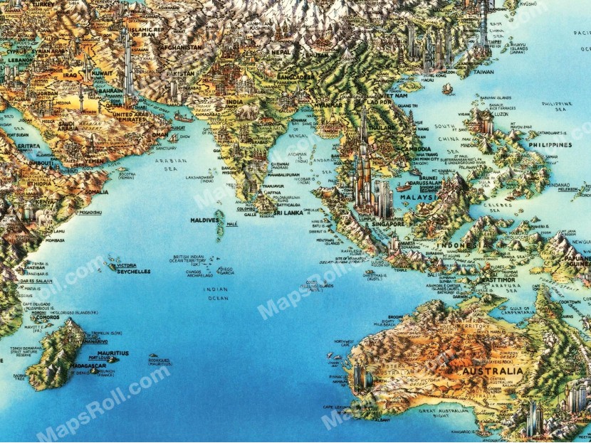 The World Map 2009 Unique Media