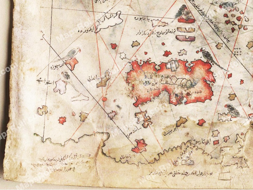 West World Map 1513 Piri Reis