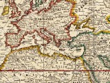 Map of the World 1728 Gerard van Keulen