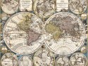 Globe Map 1730 Matthäus Seutter