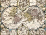 Globe Map 1730 Matthäus Seutter