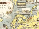 World Wonders Map 1939 Chase Dudley