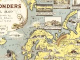 World Wonders Map 1939 Chase Dudley