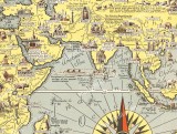 World Wonders Map 1939 Chase Dudley