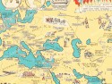 The World United map 1944 Chase Dudley