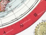 New standard map of the world 1892 Alexander Gleason