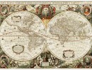 World Map 1630 Henricus Hondius