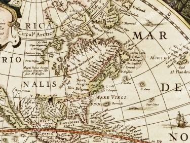 World Map 1630 Henricus Hondius