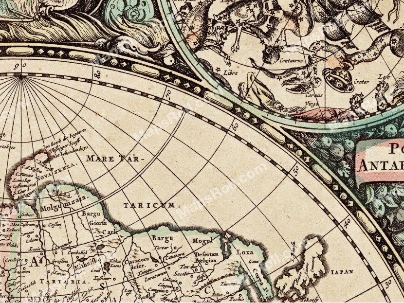 World Map 1660 Frederick de Wit