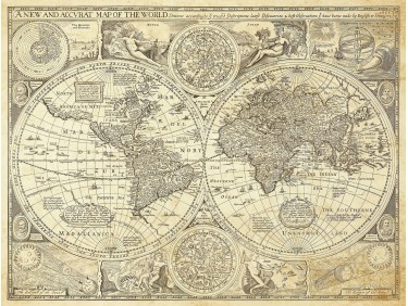 Map of the World 1627 John Speed