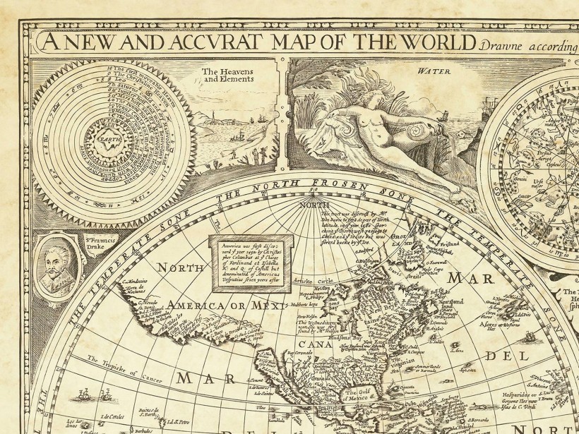Map of the World 1627 John Speed