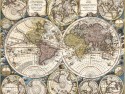 Globe Map 1730 Matthäus Seutter