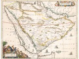 Map of Arabia 1665 Johannes Blaeu