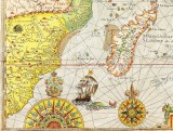 East South Africa map 1596 Jan Huygen van Linschoten
