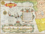 West South Africa map 1596 Jan Huygen van Linschoten