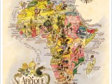 Africa Map 1951 Jacques Liozu