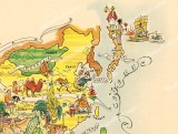 Asia Map 1951 Jacques Liozu