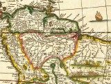 Americas Map 1670 Frederick de Wit