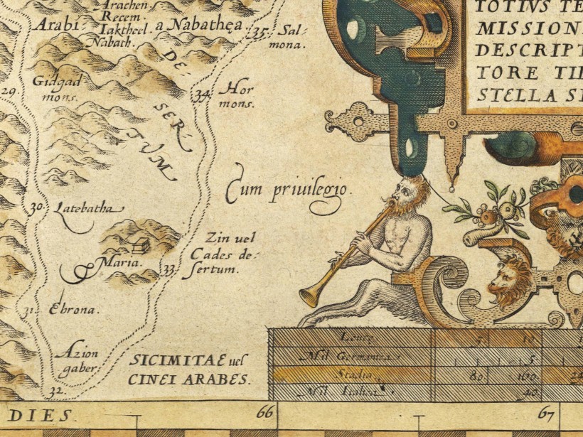 Palestine 1579 Abraham Ortelius Palestine 1579 Abraham Ortelius