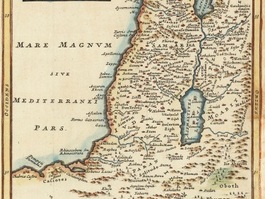 Palestine 1780 Christoph Cellarius