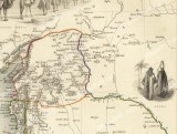 Syria Map 1851 John Rapkin