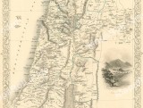 Modern Palestine Map 1851 John Rapkin