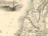 Modern Palestine Map 1851 John Rapkin
