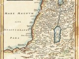 Palestine Map 1780 Christoph Cellarius