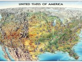 United States of America Map 1992 Unique Media
