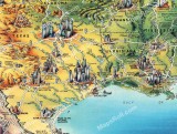 United States of America Map 1992 Unique Media