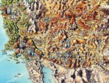 United States of America Map 1992 Unique Media