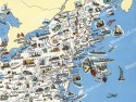 United States of America Map 1950 General Drafting