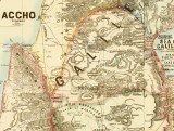 Map of Palestine and parts of Syria 1875 Henry Osborn