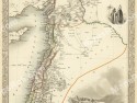 Syria Map 1851 John Rapkin