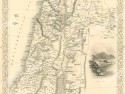 Modern Palestine Map 1851 John Rapkin