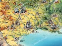 United States of America Map 1992 Unique Media